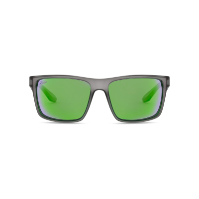 Hobie Cove Polarized Rectangular Sunglasses, Satin Crystal Grey, OSFA
