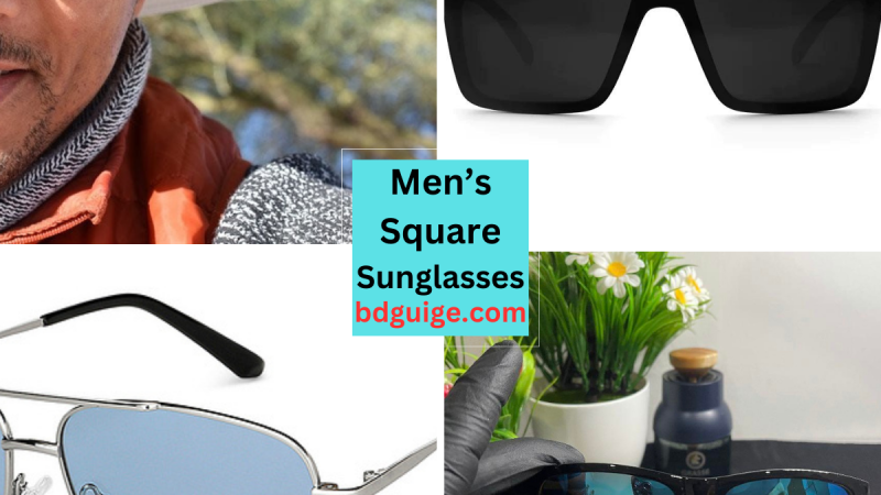 Men’s square sunglasses